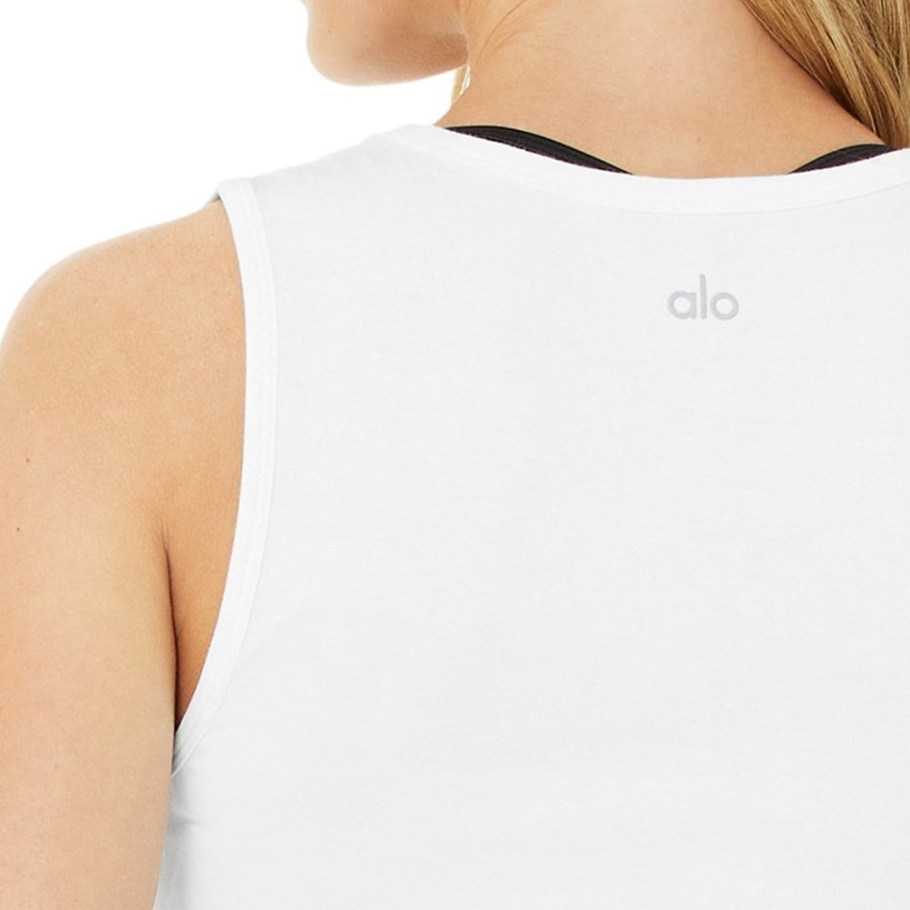 Alo Cover Tank – White - Picture 5 of 9